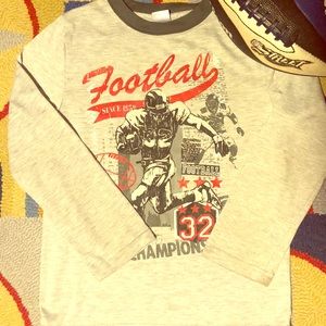 Football long sleeved T-shirt